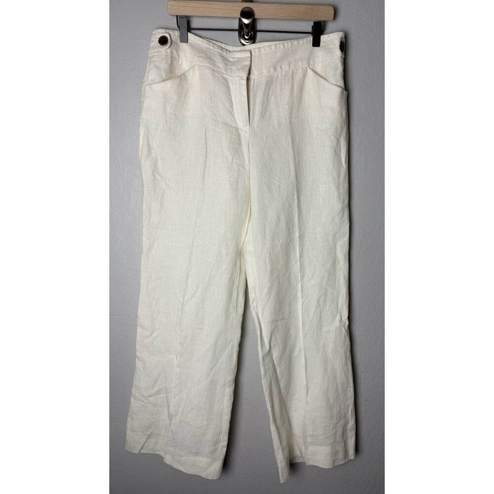 J. Crew Cream Straight Leg Pants